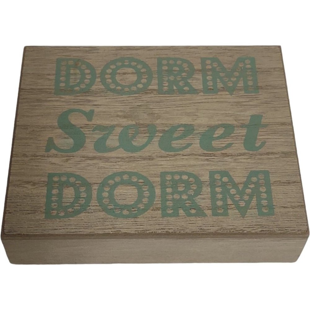 Dorm Sweet Dorm Wood Wall Art Saying Home Decor Teenager School College - Picture 11 of 15